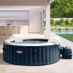 Spa gonflable INTEX Blue Navy 6 places avec couverture thermique – Offre exceptionnelle – Image 4