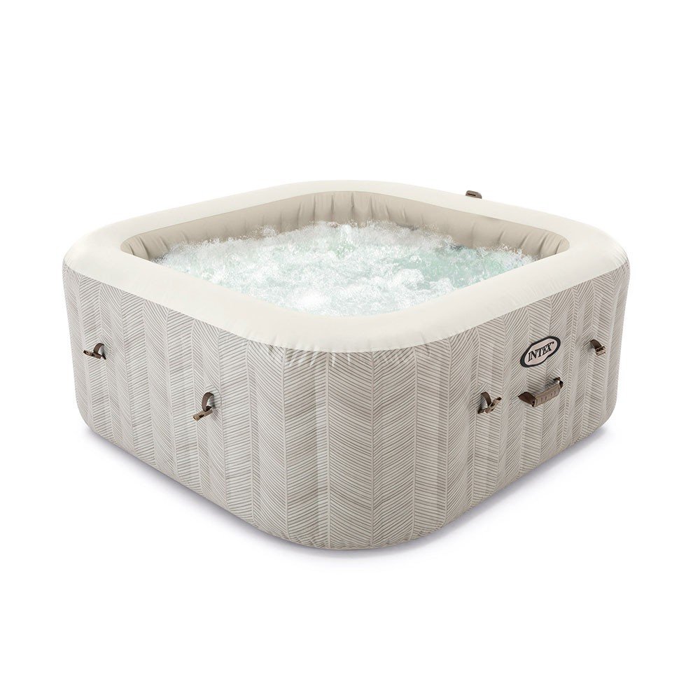 Spa gonflable INTEX Chevron 4 places avec couverture thermique – Prix spécial destockage – Image 1