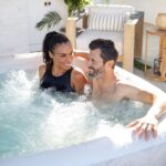 Spa gonflable INTEX Chevron 4 places avec couverture thermique – Prix spécial destockage – Image 2
