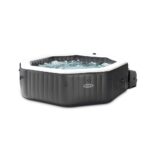Spa gonflable INTEX Carbone 4 places avec couverture thermique – Offre destockage