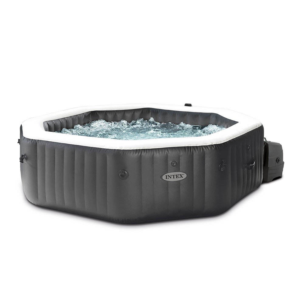 Spa gonflable INTEX Carbone 6 places avec couverture thermique – Offre spéciale – Image 1