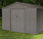 Abri extérieur en métal imitation bois – Robuste et sans entretien – Image 2