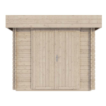 Abri de jardin bois ROVETO 4,7 m² – Compact et premium à petit prix