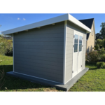 Abri de jardin composite SINTRA 9 m² gris clair – Moderne et résistant – Image 8