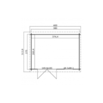 Cabane de jardin SANTA FE 10 m² – Bois 28 mm solide et durable – Image 2