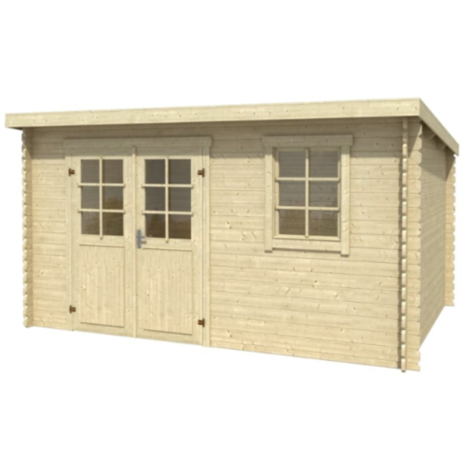 Cabane de jardin SANTA FE 10 m² – Bois 28 mm solide et durable – Image 1